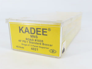 HO Scale Kadee 4021 MNS Minneapolis Northfield & Southern 40' Box Car #1035