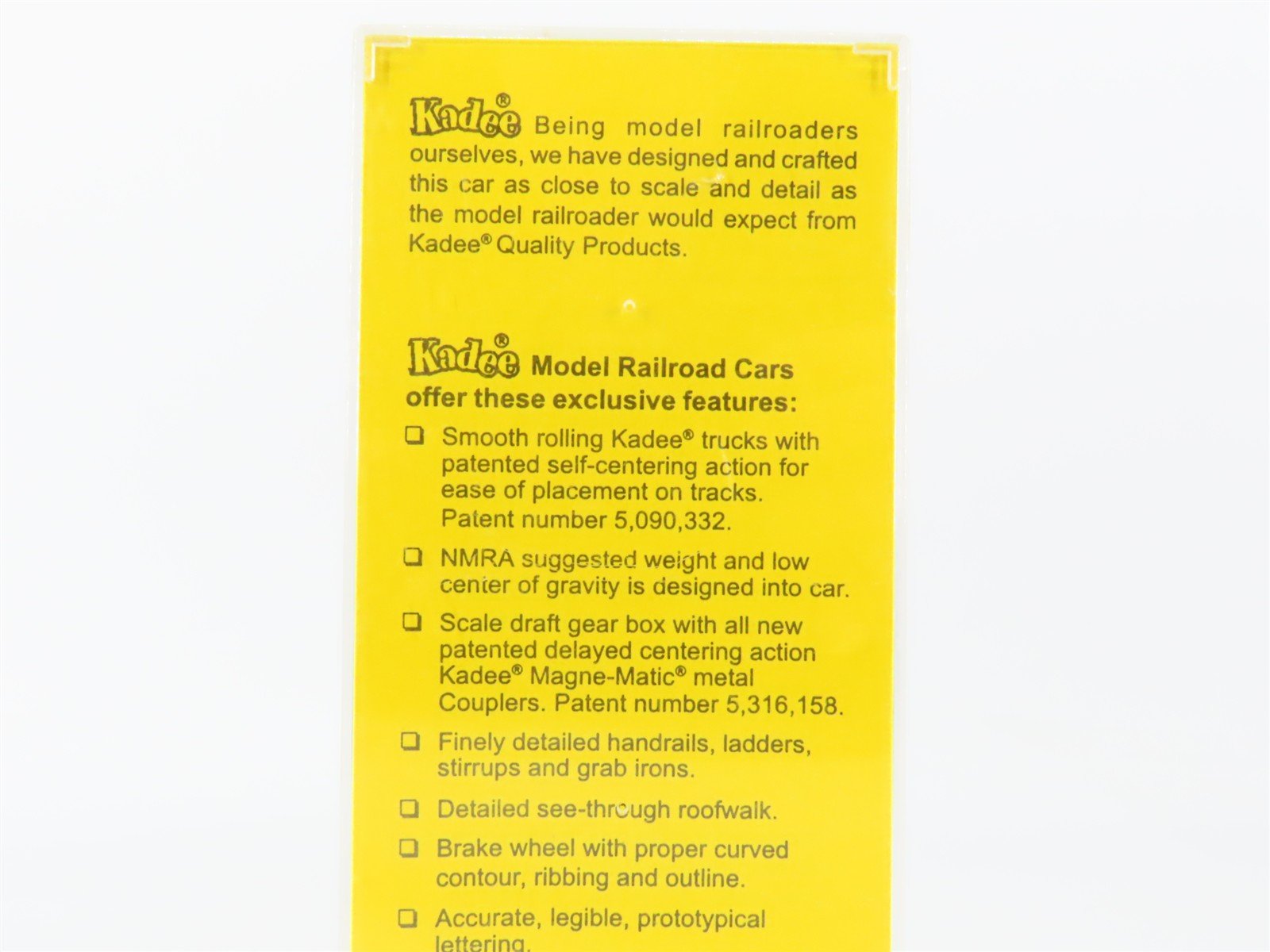 HO Scale Kadee 4034 NYC New York Central 40' PS-1 Single Door Box Car #169016