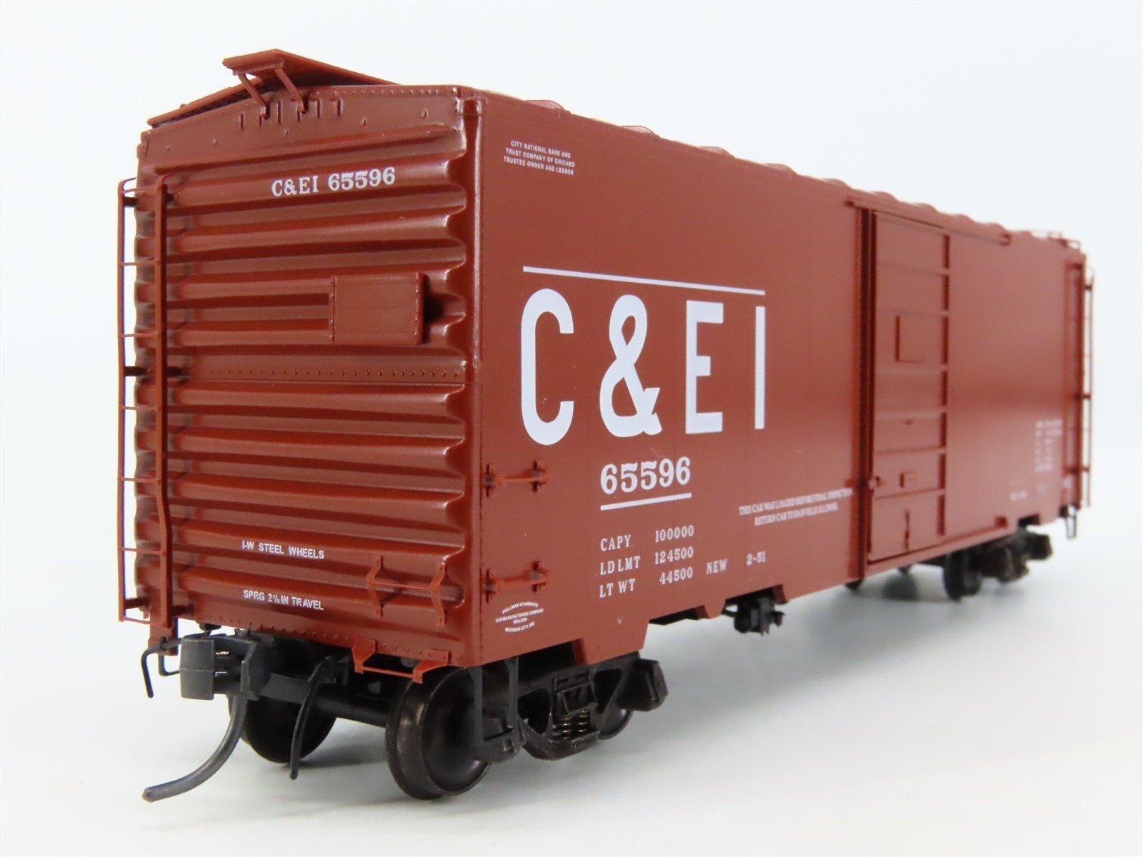 HO Scale Kadee 4029 C&EI Chicago & Eastern Illinois 40' PS-1 Box Car #65596