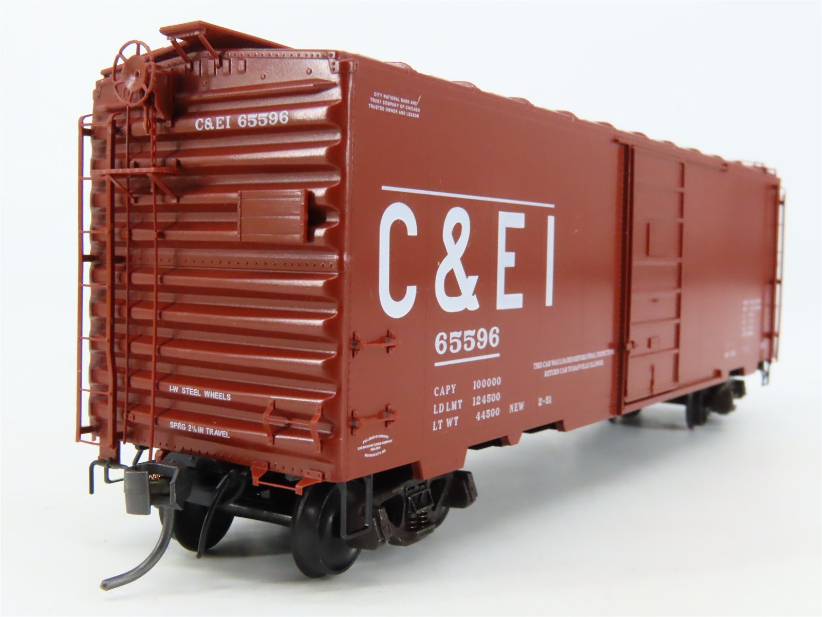 HO Scale Kadee 4029 C&EI Chicago & Eastern Illinois 40' PS-1 Box Car #65596