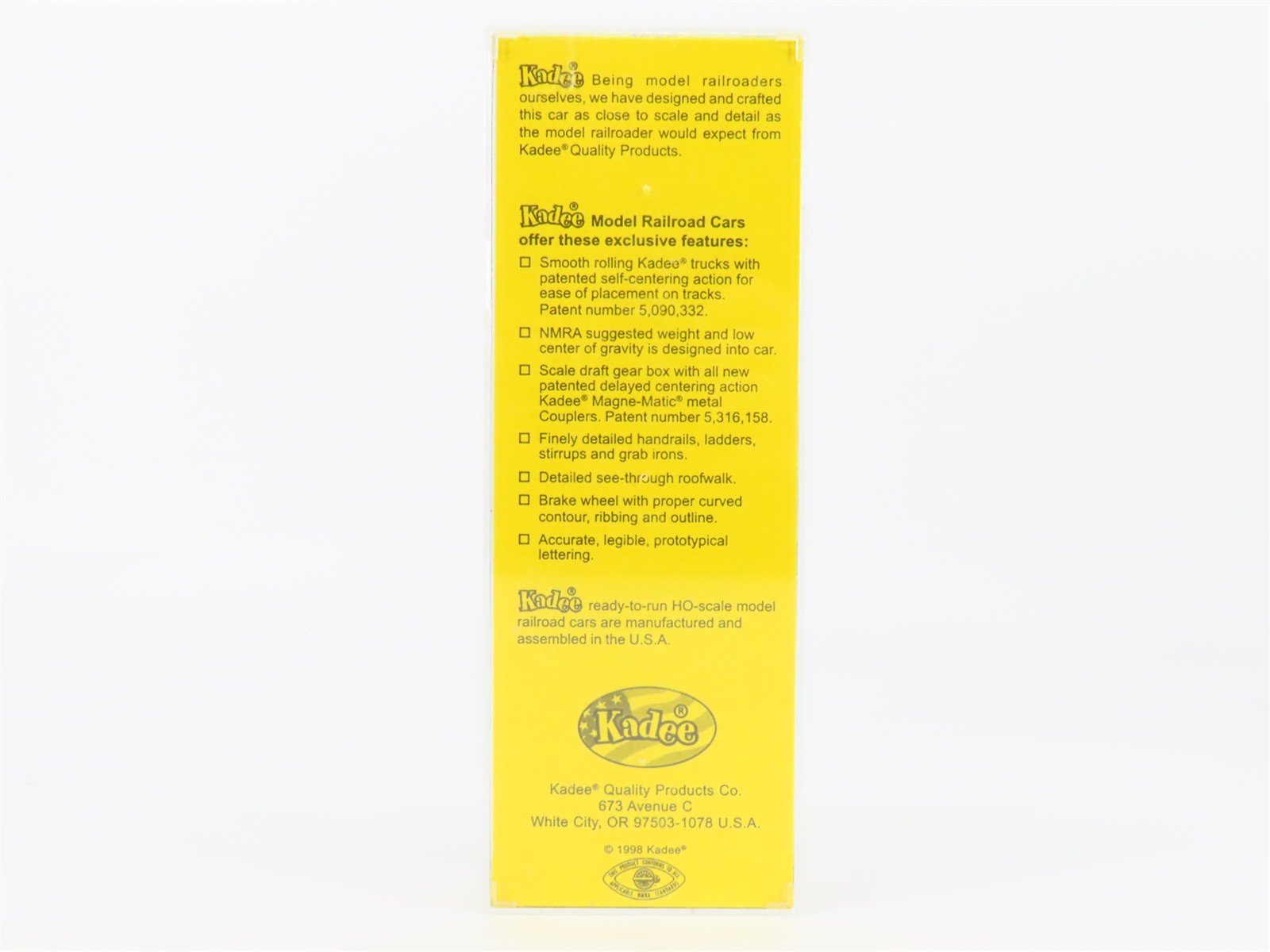 HO Scale Kadee 4029 C&EI Chicago & Eastern Illinois 40' PS-1 Box Car #65596