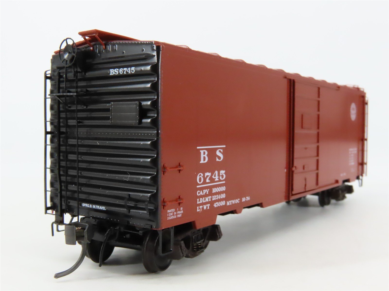 HO Scale Kadee 4301 BS Birmingham Southern 40' PS-1 Single Door Box Car #6745