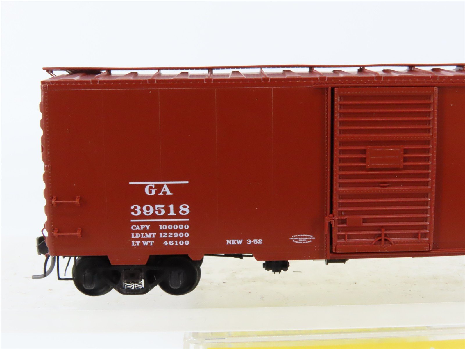 HO Scale Kadee 4302 GA Georgia Railroad 40' PS-1 Single Door Box Car #39518