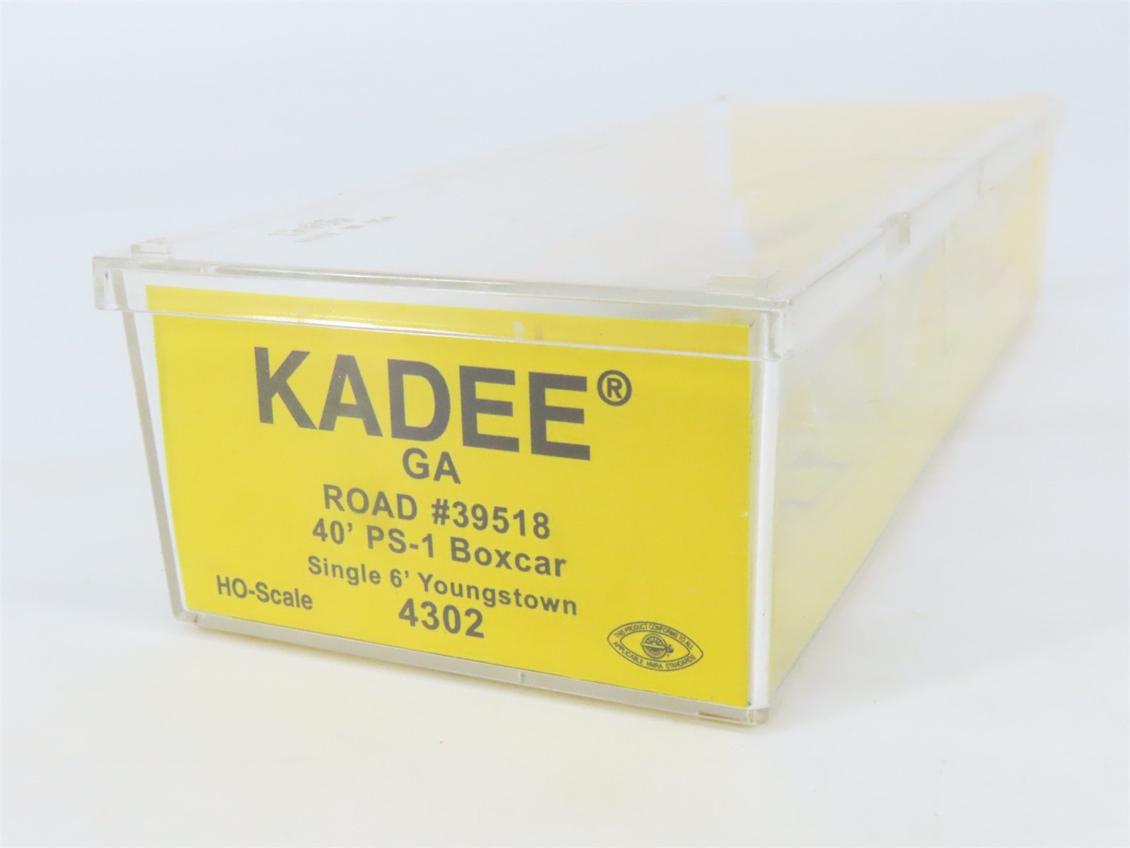 HO Scale Kadee 4302 GA Georgia Railroad 40' PS-1 Single Door Box Car #39518