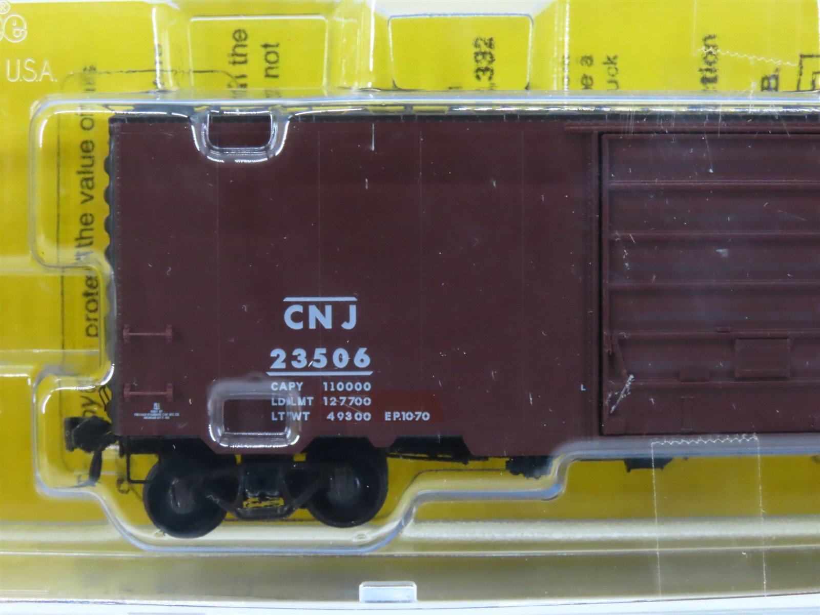 HO Scale Kadee 5229 CNJ Jersey Central 40' PS-1 Box Car #23506 - SEALED