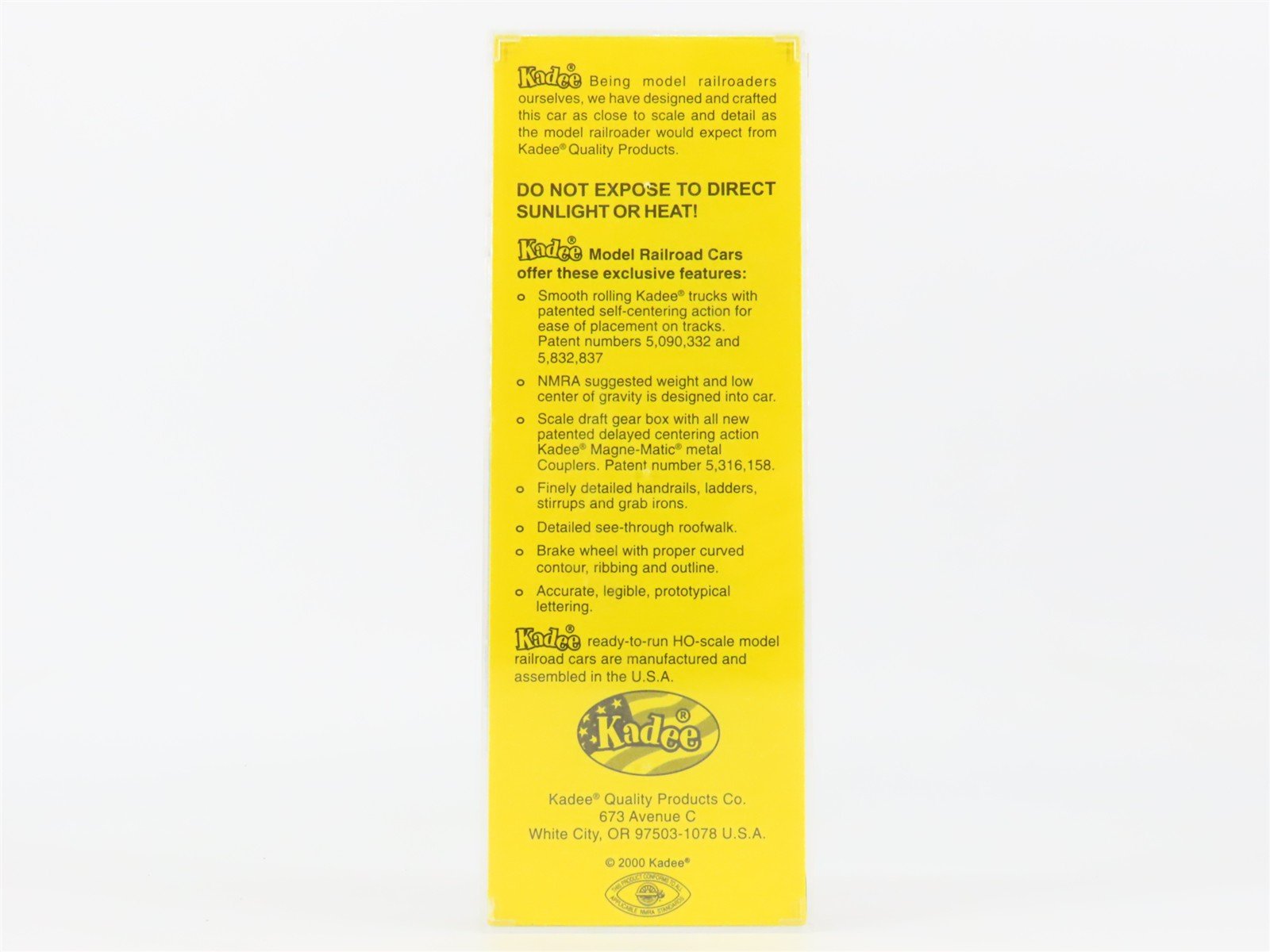 HO Scale Kadee 5229 CNJ Jersey Central 40' PS-1 Box Car #23506 - SEALED