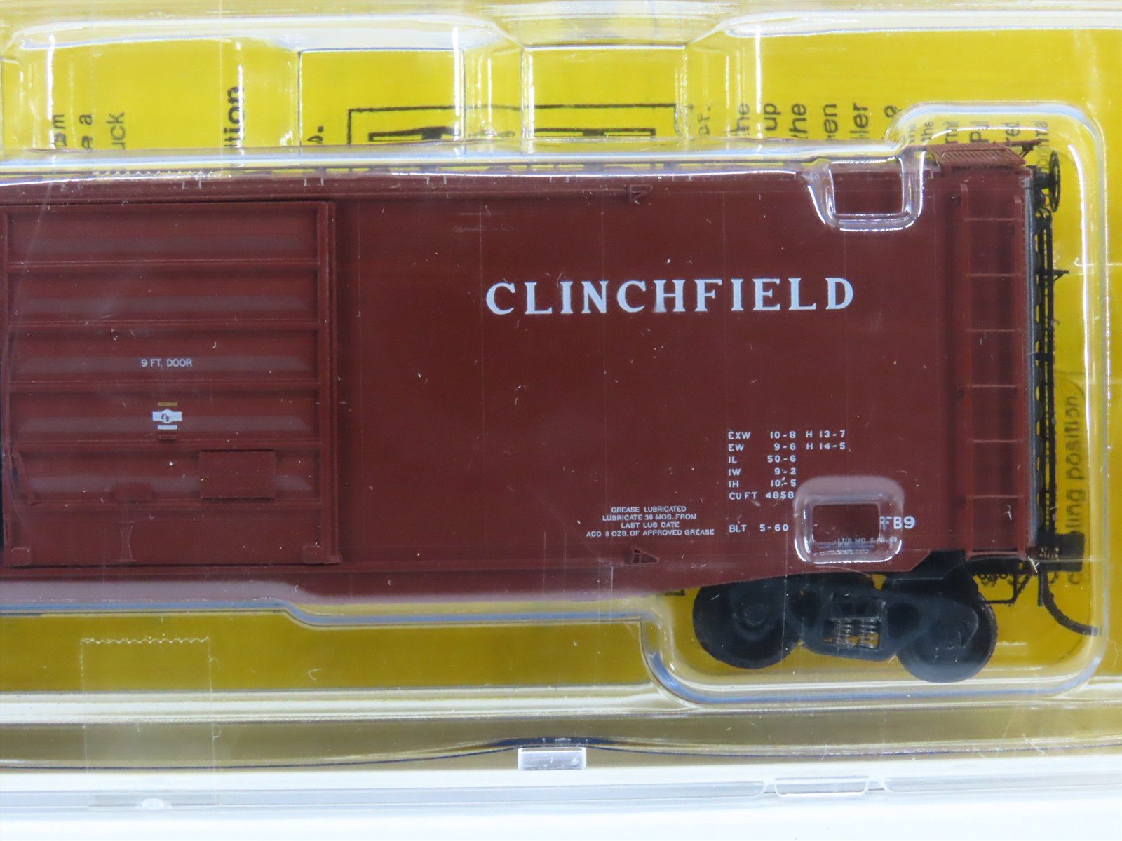 HO Scale Kadee 6101 CRR Clinchfield 50' PS-1 Single Door Box Car #5676 - SEALED