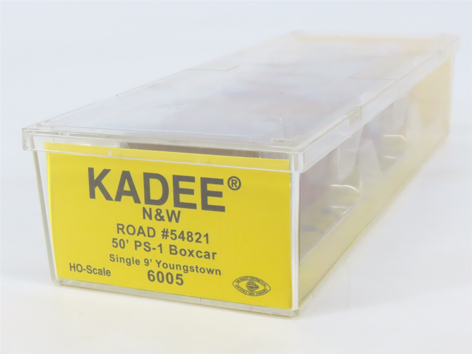HO Kadee 6005 N&W Norfolk & Western 50' Youngstown Door Box Car #54821 - SEALED