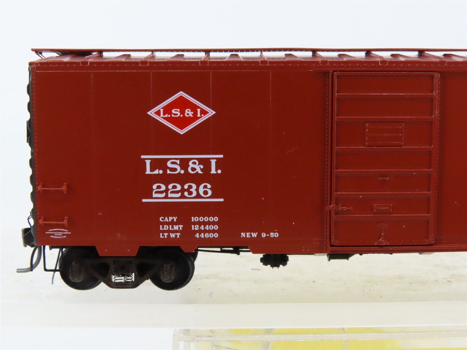 HO Scale Kadee 4027 LS&I Lake Superior & Ishpeming 40' Single Door Box Car #2236