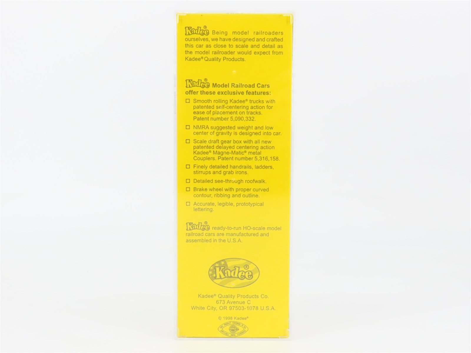HO Scale Kadee 4027 LS&I Lake Superior & Ishpeming 40' Single Door Box Car #2236