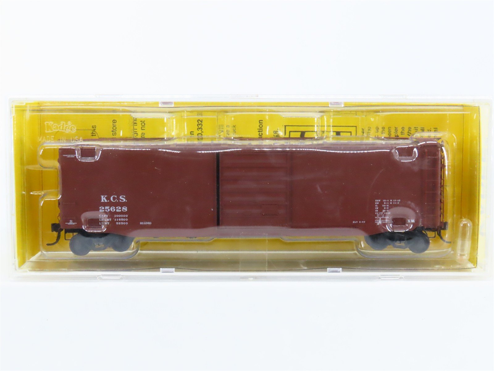 HO Scale Kadee 6001 KCS Kansas City Southern 50' PS-1 Box Car #25628 - SEALED
