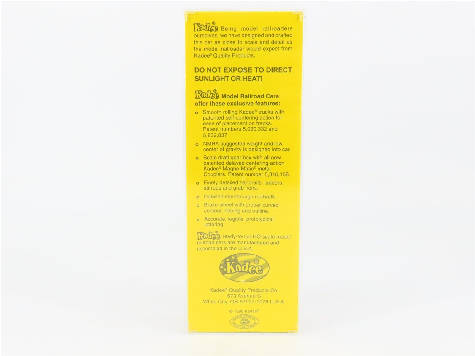 HO Scale Kadee 6001 KCS Kansas City Southern 50' PS-1 Box Car #25628 - SEALED