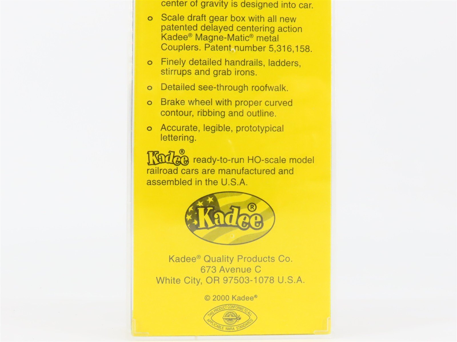HO Scale Kadee 5106 A&WP The West Point Route 40' PS-1 Box Car #37989 - SEALED