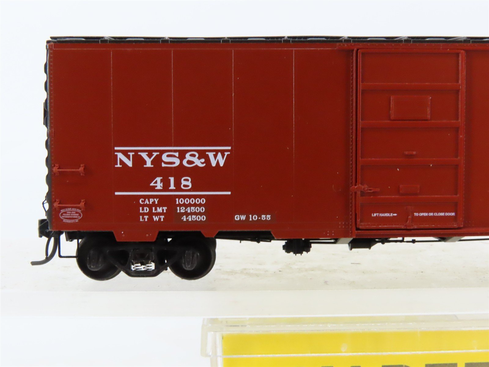 HO Scale Kadee 4024 NYS&W Susquehanna 40' PS-1 Single Door Box Car #418
