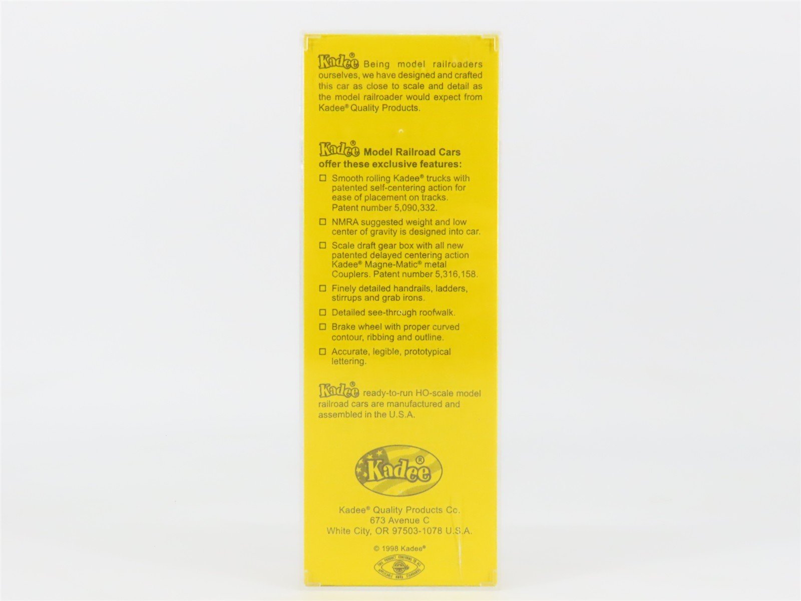 HO Scale Kadee 4024 NYS&W Susquehanna 40' PS-1 Single Door Box Car #418