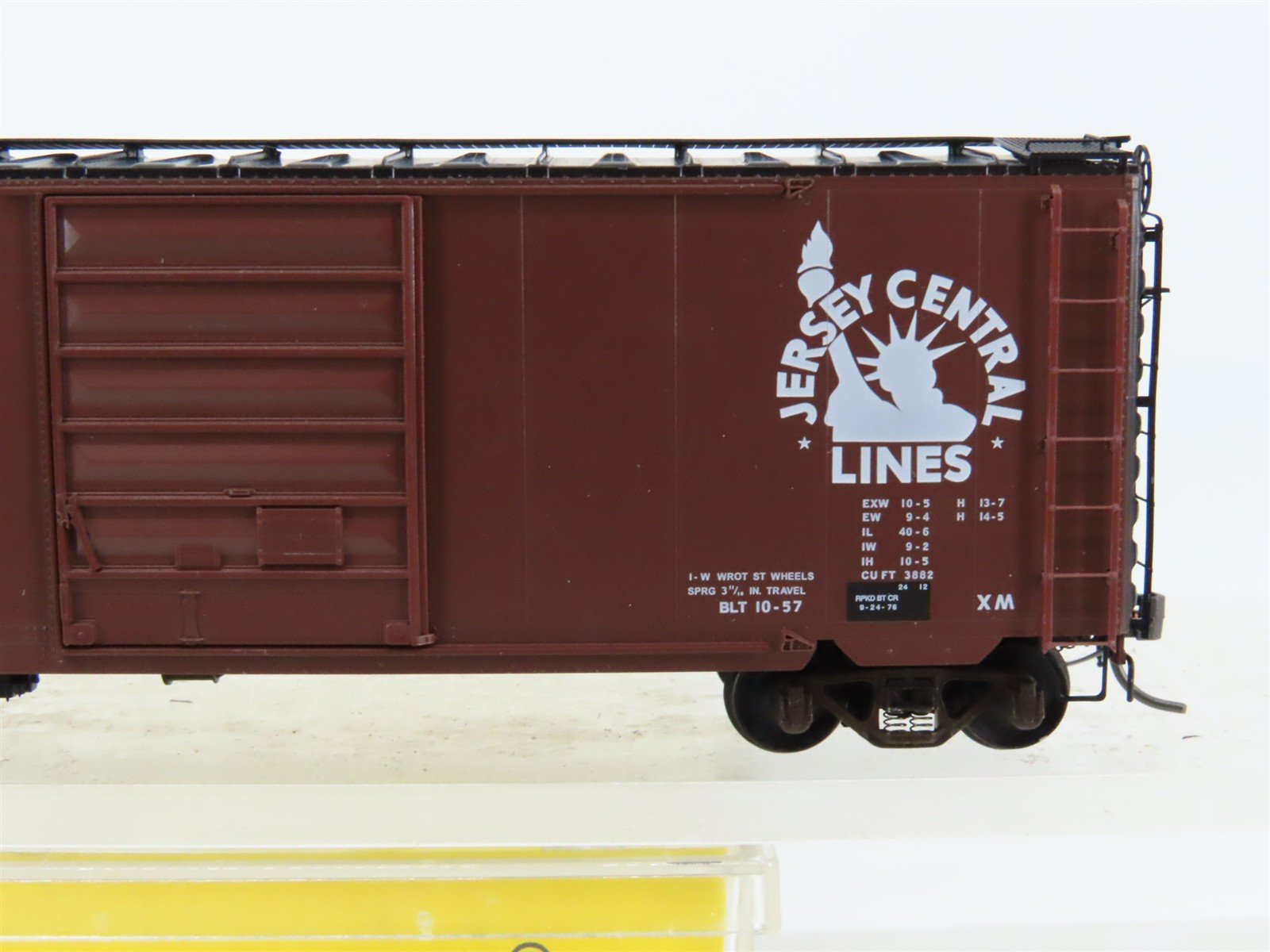 HO Scale Kadee 5204 CNJ Jersey Central 40' PS-1 Single Door Box Car #23527