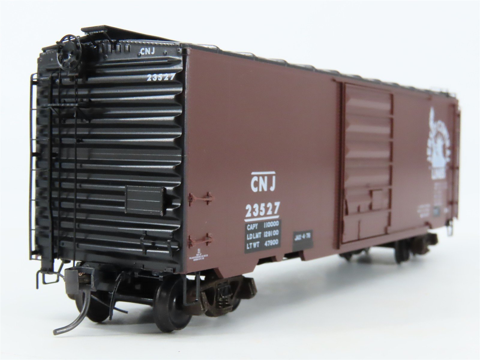 HO Scale Kadee 5204 CNJ Jersey Central 40' PS-1 Single Door Box Car #23527