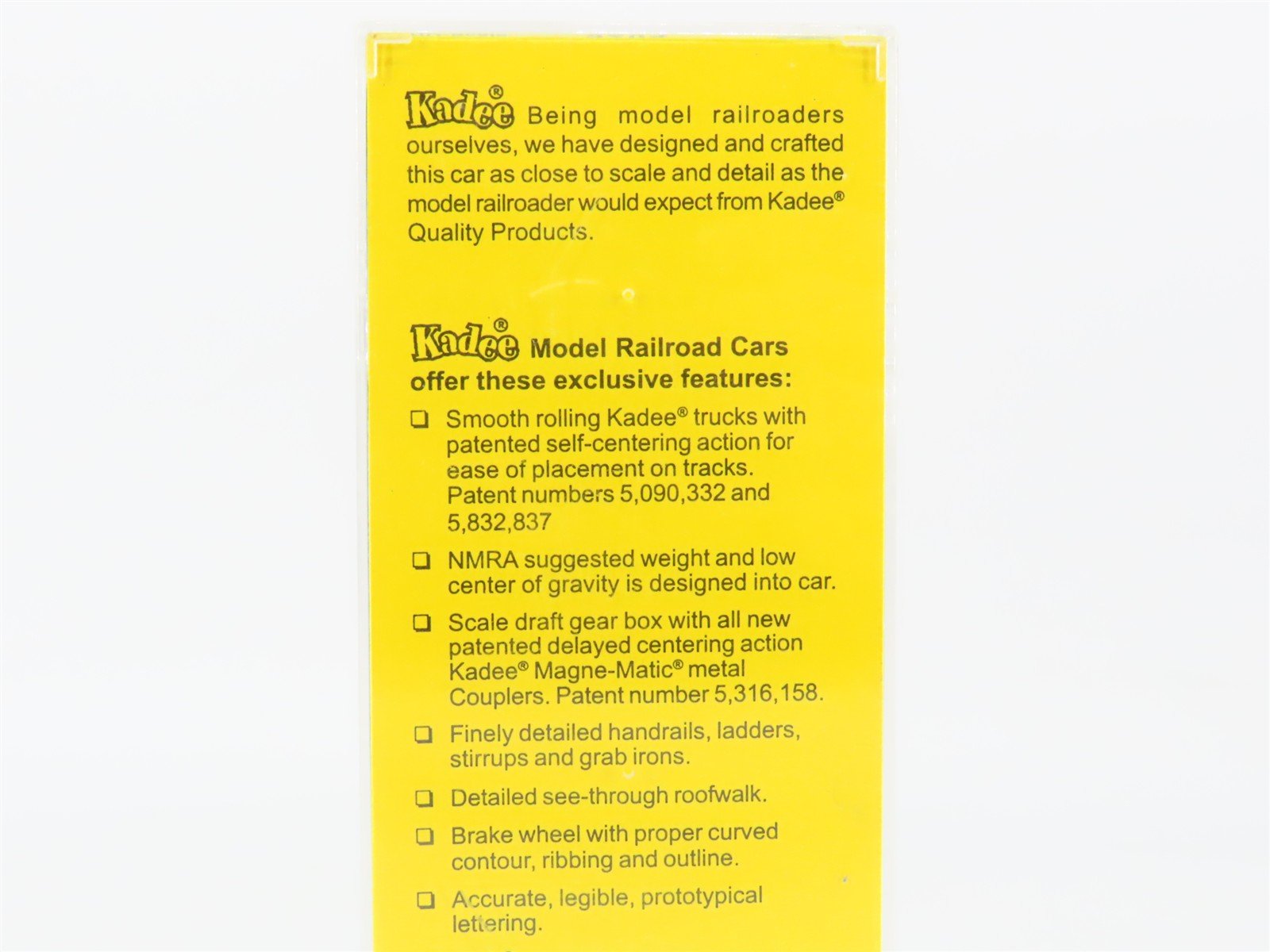 HO Scale Kadee 5204 CNJ Jersey Central 40' PS-1 Single Door Box Car #23527
