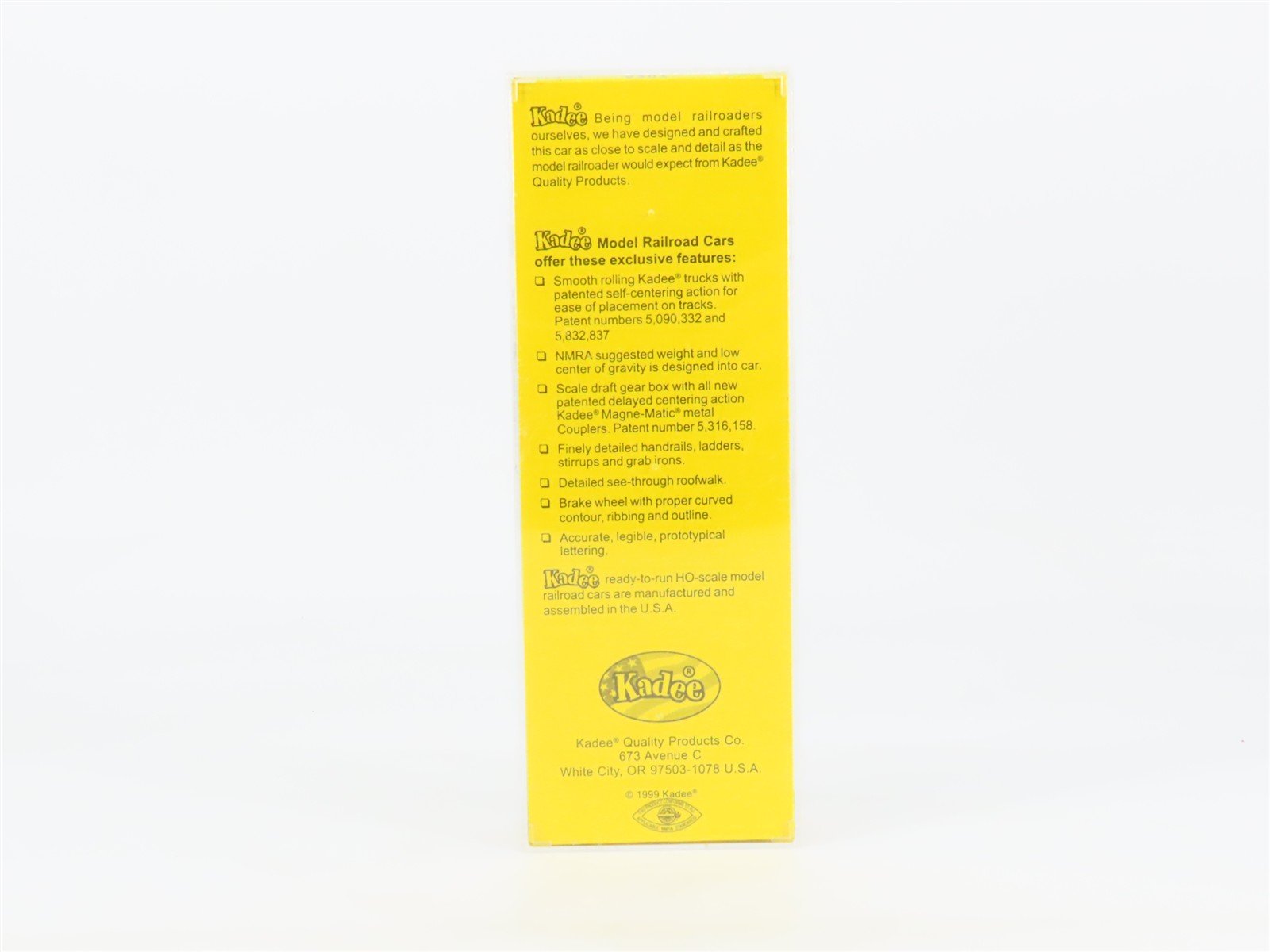 HO Scale Kadee 5207 MP Route Of The Eagles 40' PS-1 Single Door Box Car #39075