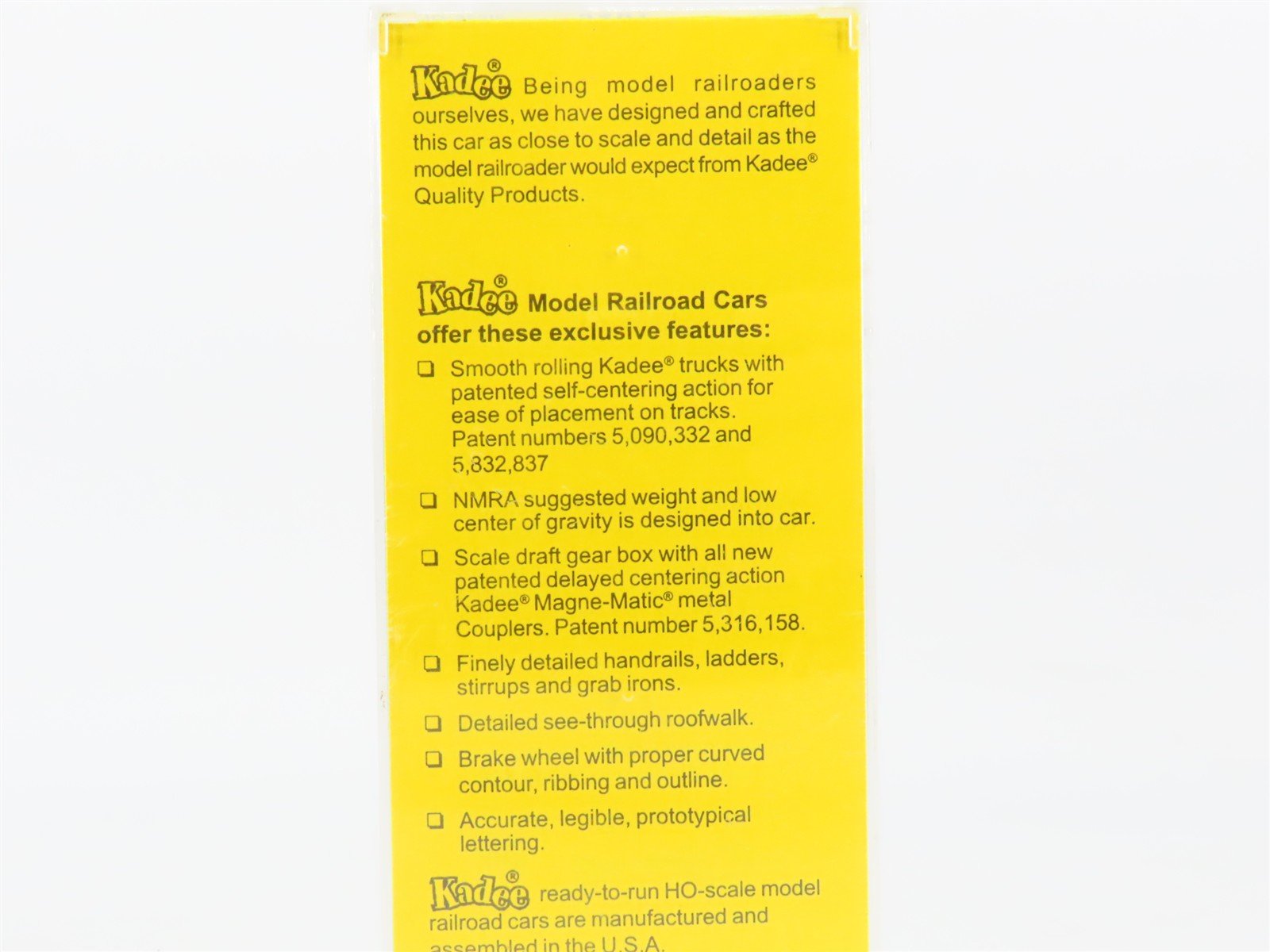 HO Scale Kadee 5207 MP Route Of The Eagles 40' PS-1 Single Door Box Car #39075