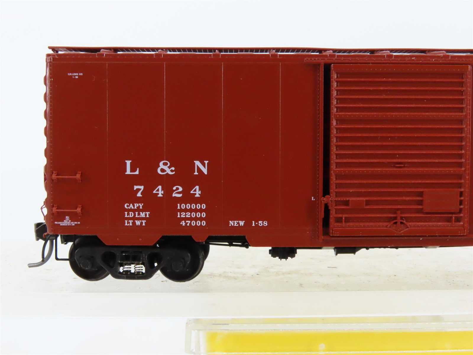 HO Scale Kadee 5220 L&N Louisville & Nashville Dixie Line 40' PS-1 Box Car #7424
