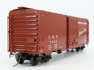 HO Scale Kadee 5220 L&N Louisville & Nashville Dixie Line 40' PS-1 Box Car #7424