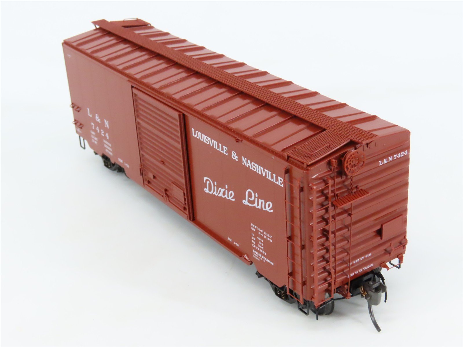 HO Scale Kadee 5220 L&N Louisville & Nashville Dixie Line 40' PS-1 Box Car #7424