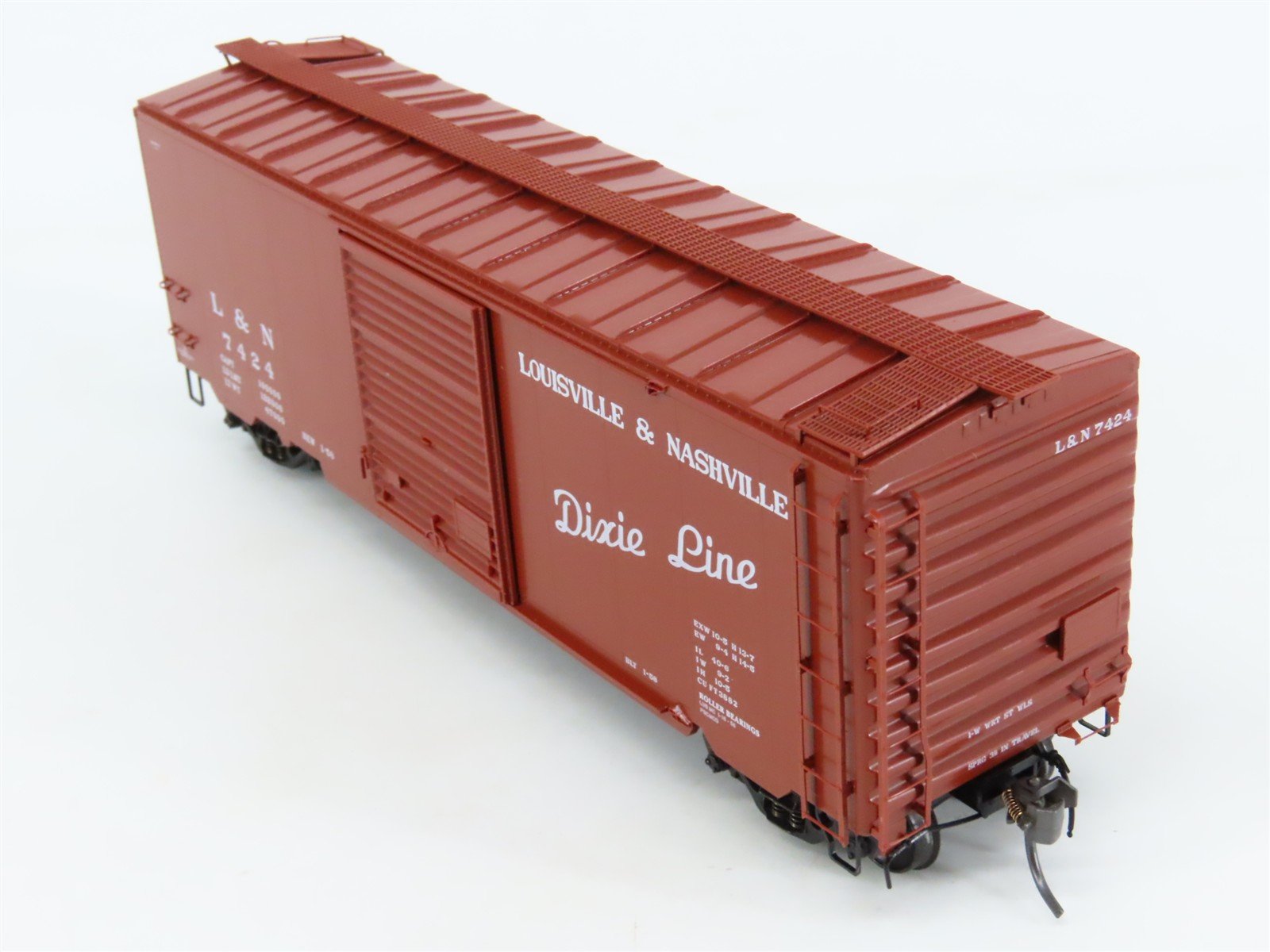 HO Scale Kadee 5220 L&N Louisville & Nashville Dixie Line 40' PS-1 Box Car #7424