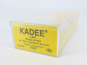 HO Scale Kadee 5220 L&N Louisville & Nashville Dixie Line 40' PS-1 Box Car #7424