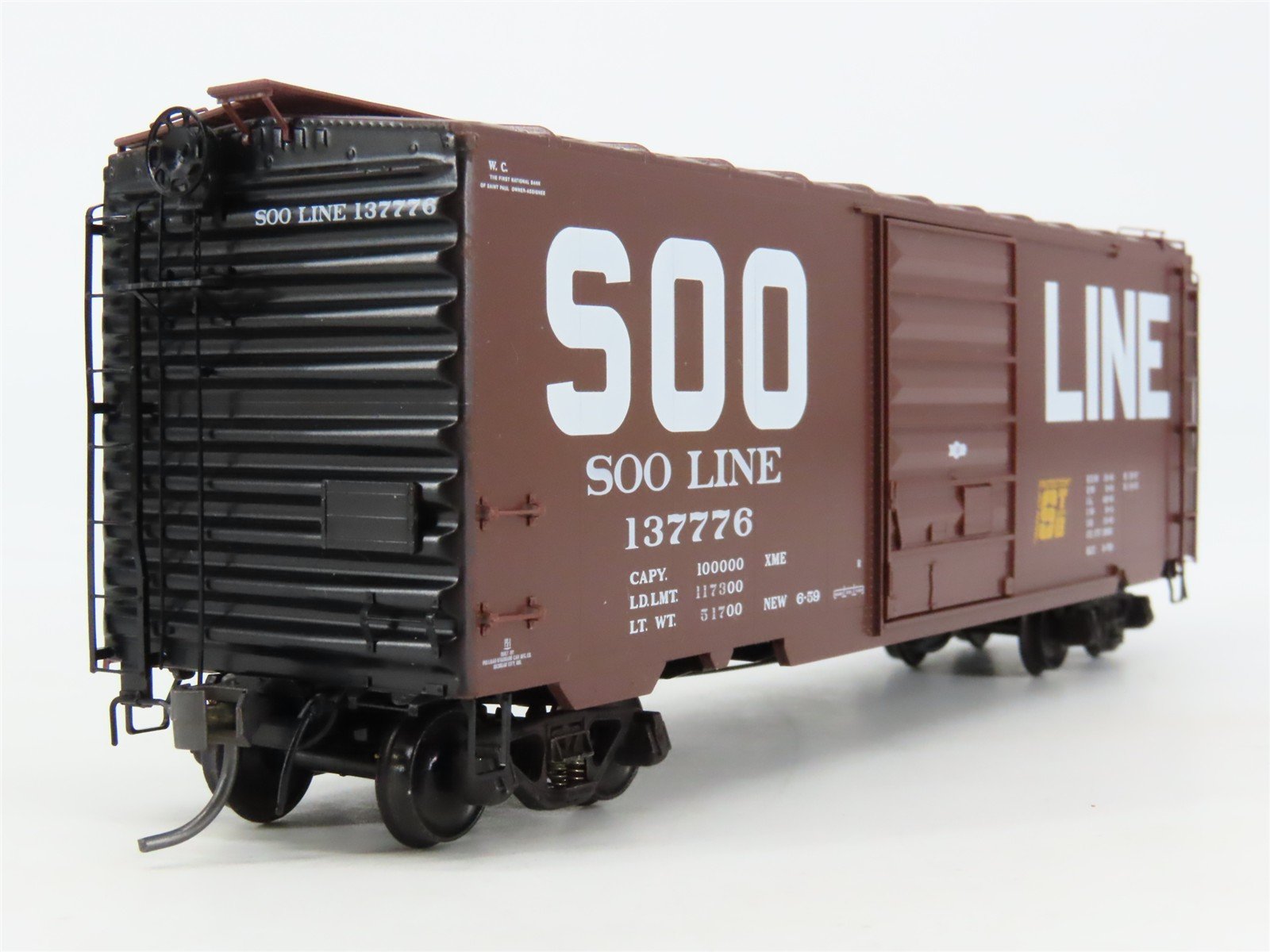 HO Scale Kadee 5212 SOO Line 40' PS-1 Single Door Box Car #137776
