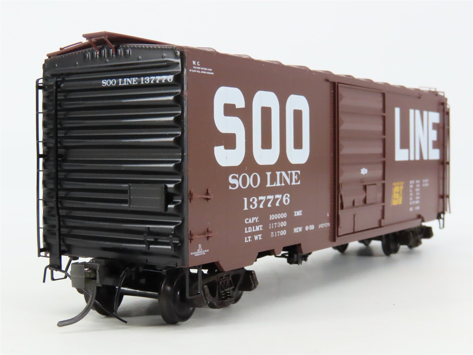 HO Scale Kadee 5212 SOO Line 40' PS-1 Single Door Box Car #137776