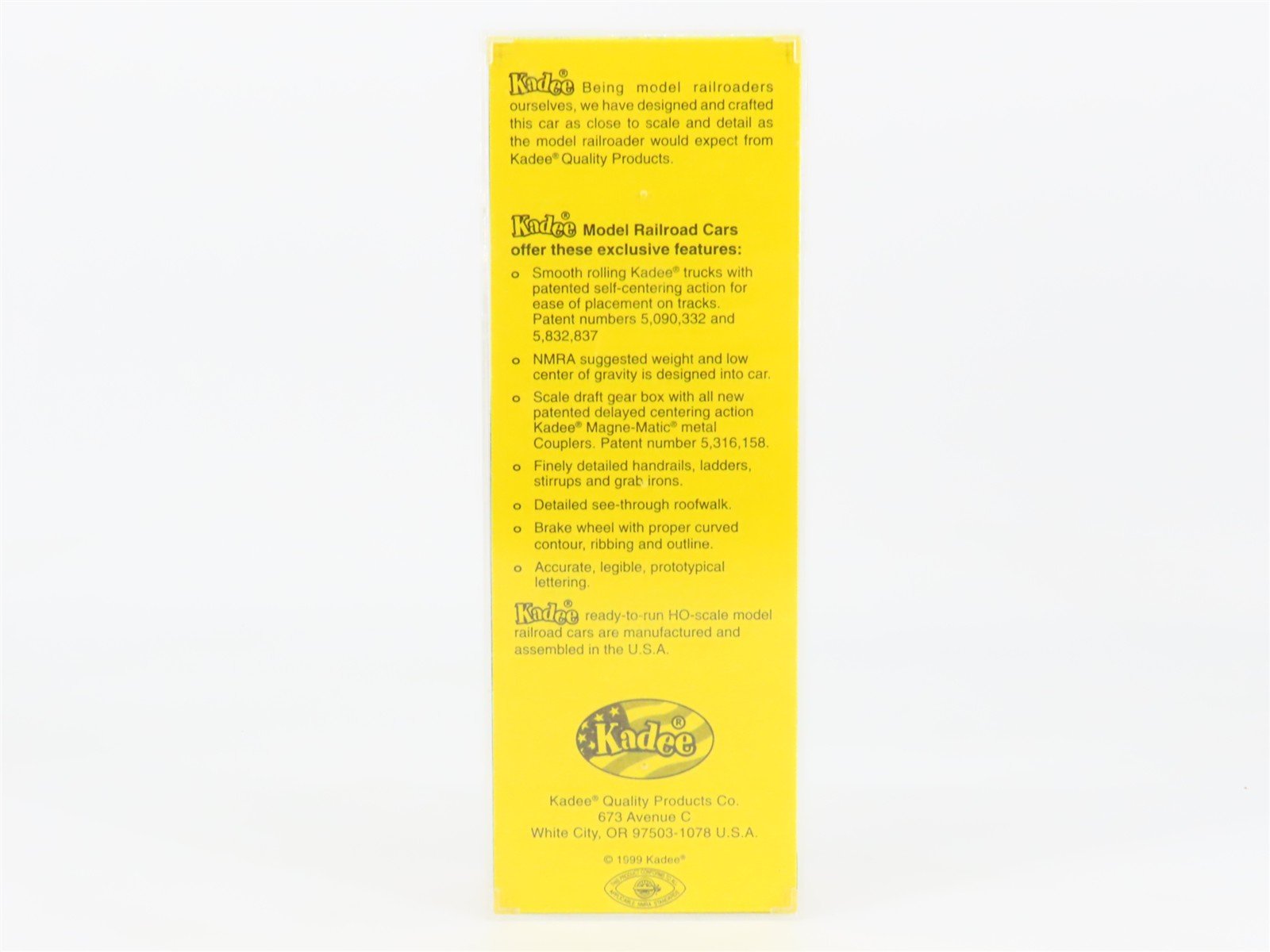 HO Scale Kadee 5212 SOO Line 40' PS-1 Single Door Box Car #137776