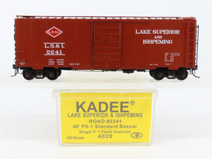 HO Scale Kadee 4028 LS&I Lake Superior & Ishpeming 40' Single Door Box Car #2241