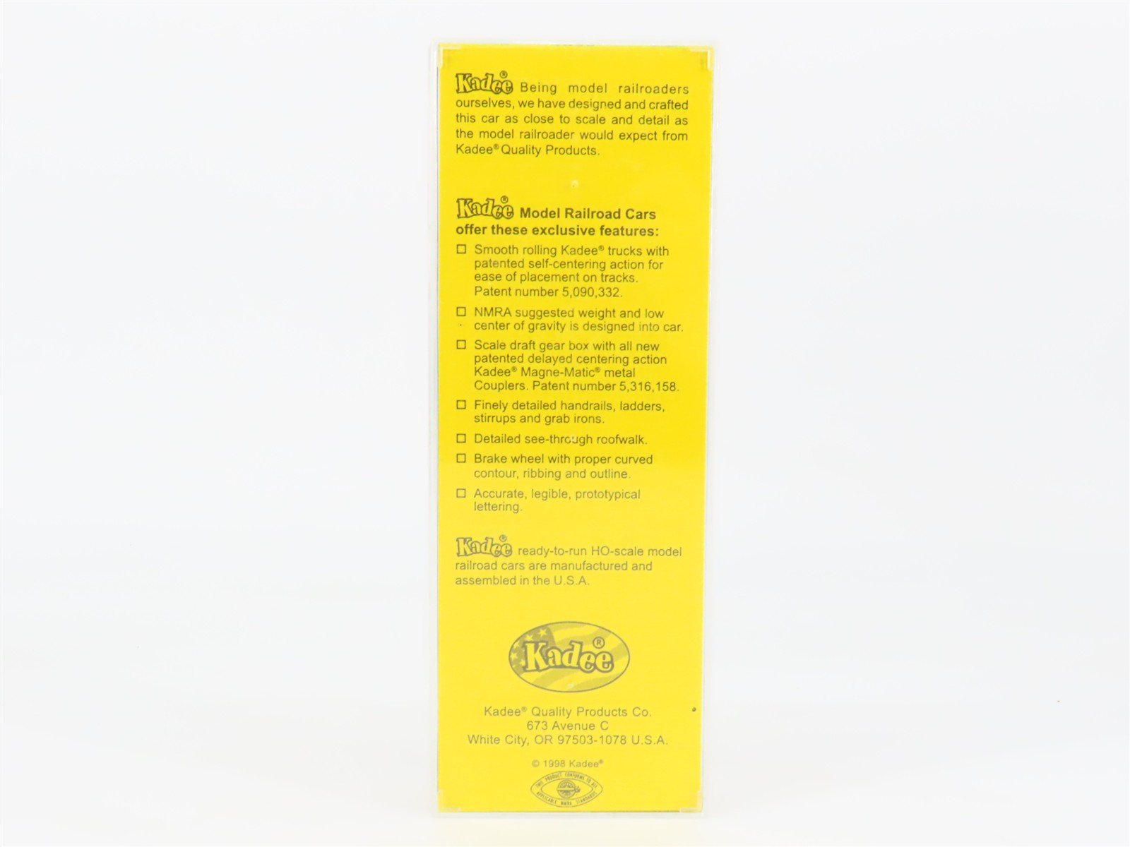 HO Scale Kadee 4028 LS&I Lake Superior & Ishpeming 40' Single Door Box Car #2241