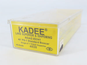 HO Scale Kadee 4028 LS&I Lake Superior & Ishpeming 40' Single Door Box Car #2241