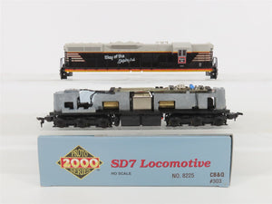 HO Scale Proto 2000 8225 CB&Q Burlington Route EMD SD7 Diesel #303 - DCC Ready