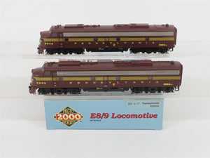 HO Scale Proto 2000 8117 PRR Pennsylvania EMD E8/9 A/A Diesel Locomotive Set