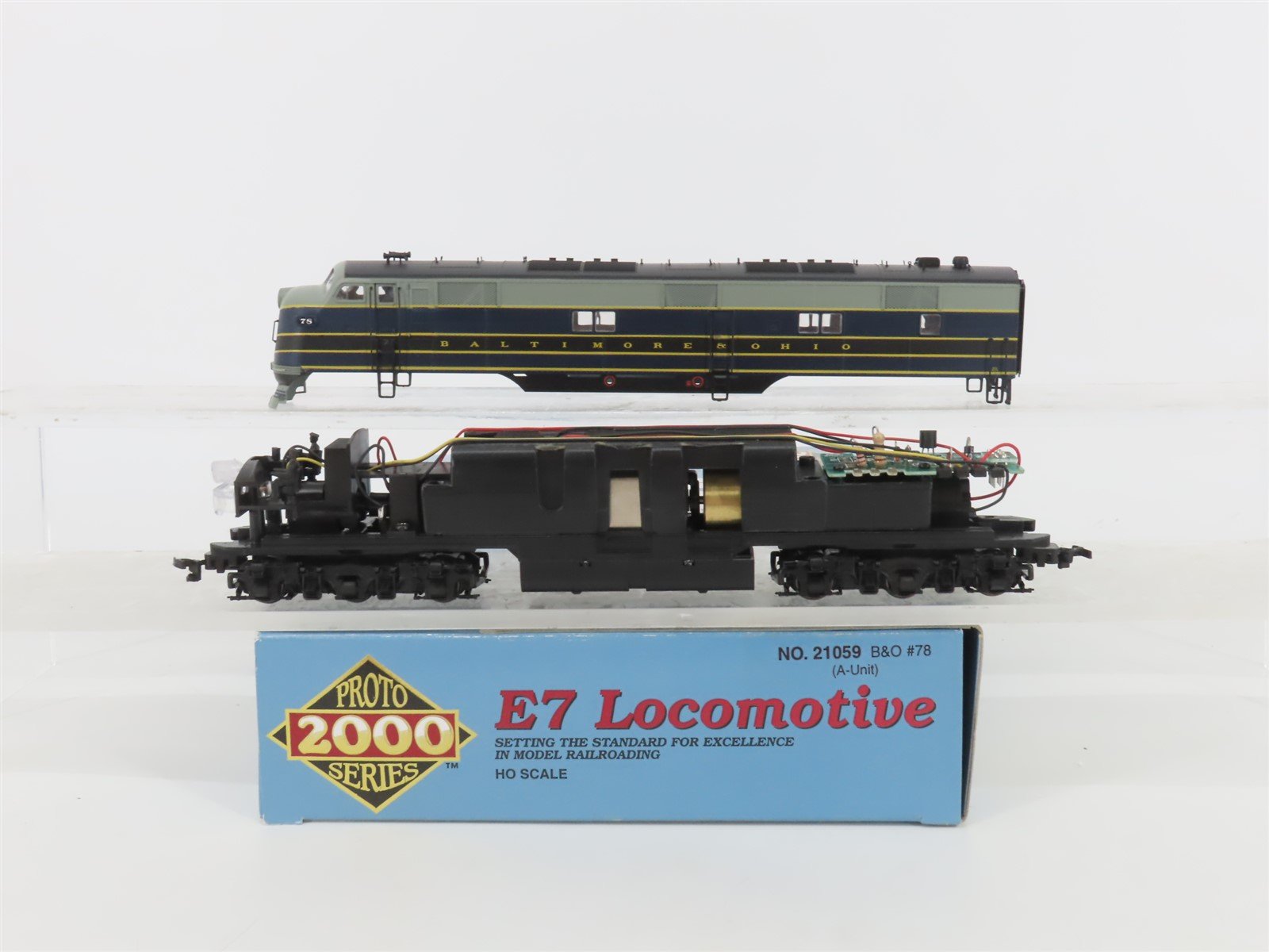HO Scale Proto 2000 21059 B&O Baltimore & Ohio EMD E7A Diesel #78 - DCC Ready