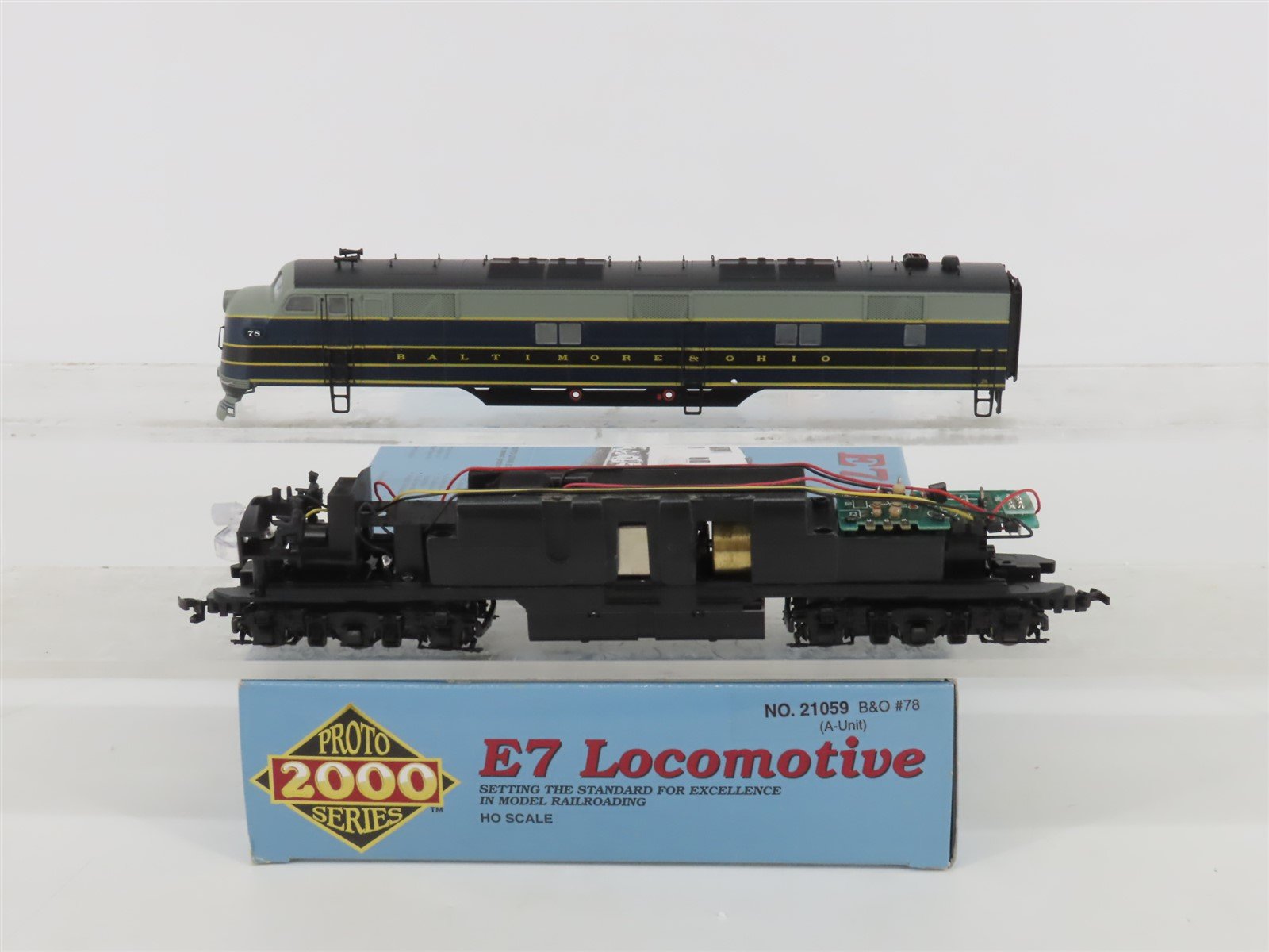 HO Scale Proto 2000 21059 B&O Baltimore & Ohio EMD E7A Diesel #78 - DCC Ready