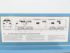 HO Scale Proto 2000 21072 Undecorated EMD E7A Diesel Locomotive - DCC Ready