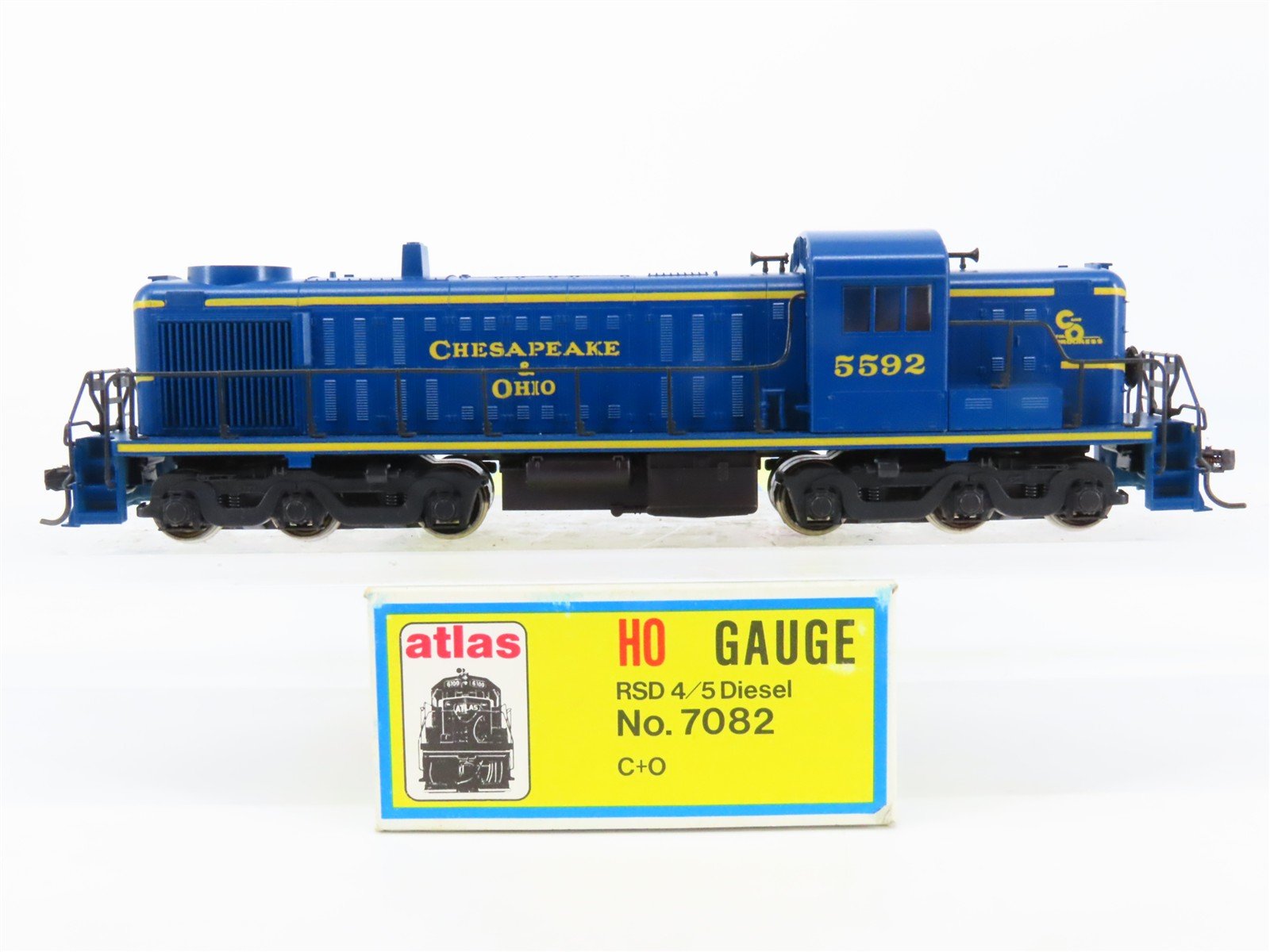 HO Scale Atlas/KATO 7082 C&O Chesapeake & Ohio ALCO RSD-4/5 Diesel #5592