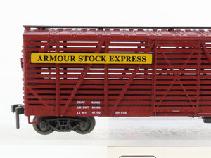 O Gauge 3-Rail Atlas 6221 ASEX Armour 40' Stock Car #398