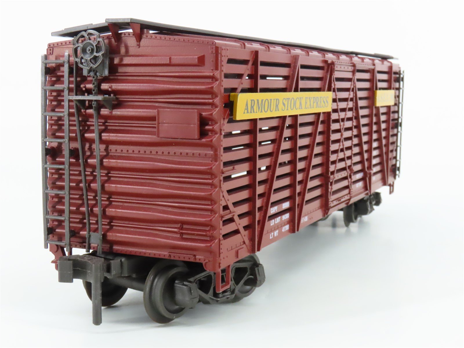 O Gauge 3-Rail Atlas 6221 ASEX Armour 40' Stock Car #398