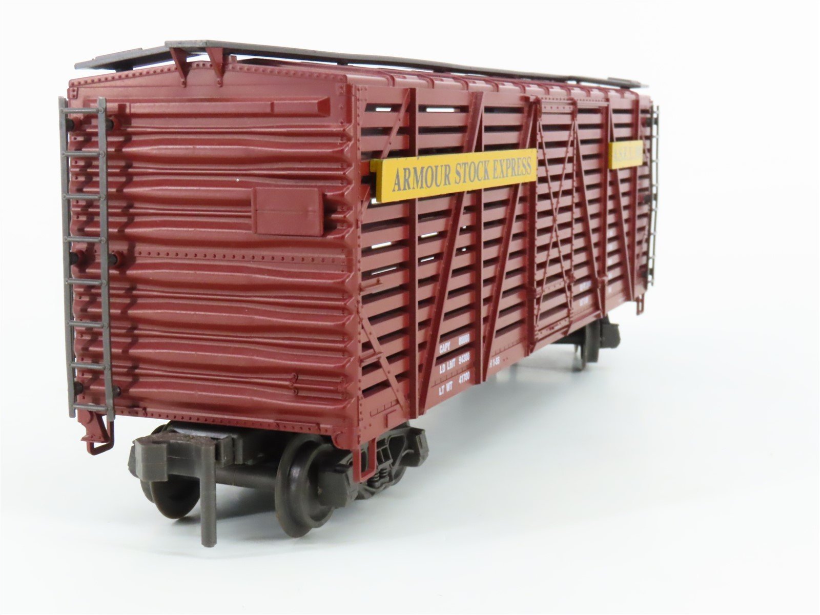 O Gauge 3-Rail Atlas 6221 ASEX Armour 40' Stock Car #398