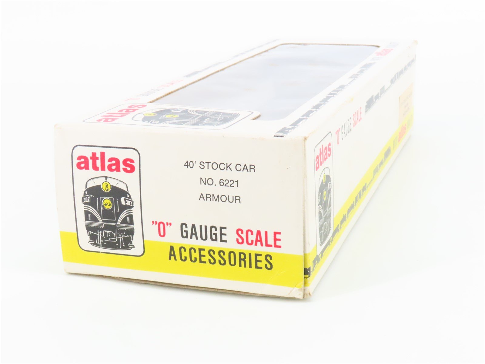 O Gauge 3-Rail Atlas 6221 ASEX Armour 40' Stock Car #398