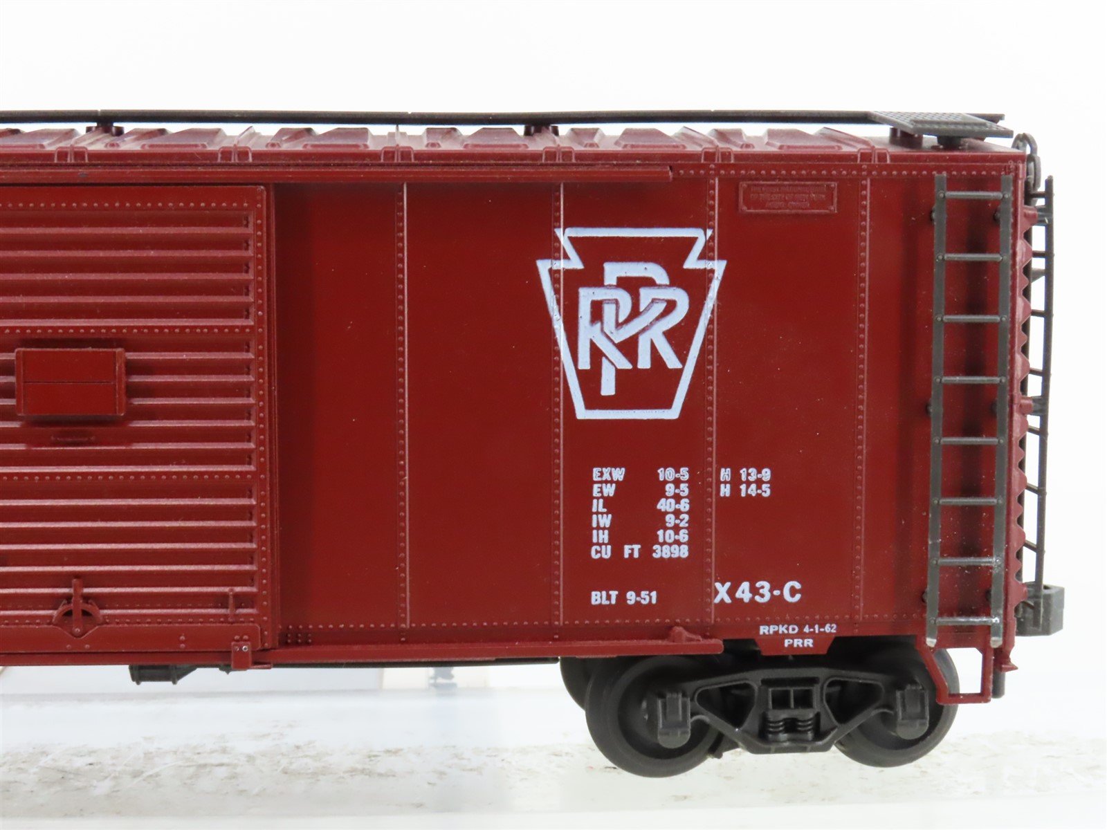 O Gauge 3-Rail Atlas 6204 PRR Pennsylvania Railroad 40' Box Car #71064
