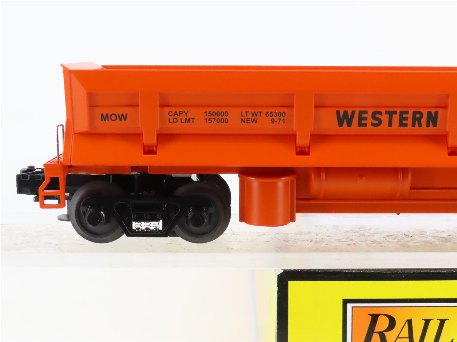 O Gauge 3-Rail MTH Rail King 30-7952 WP Western Pacific Operating Dump Car 56056