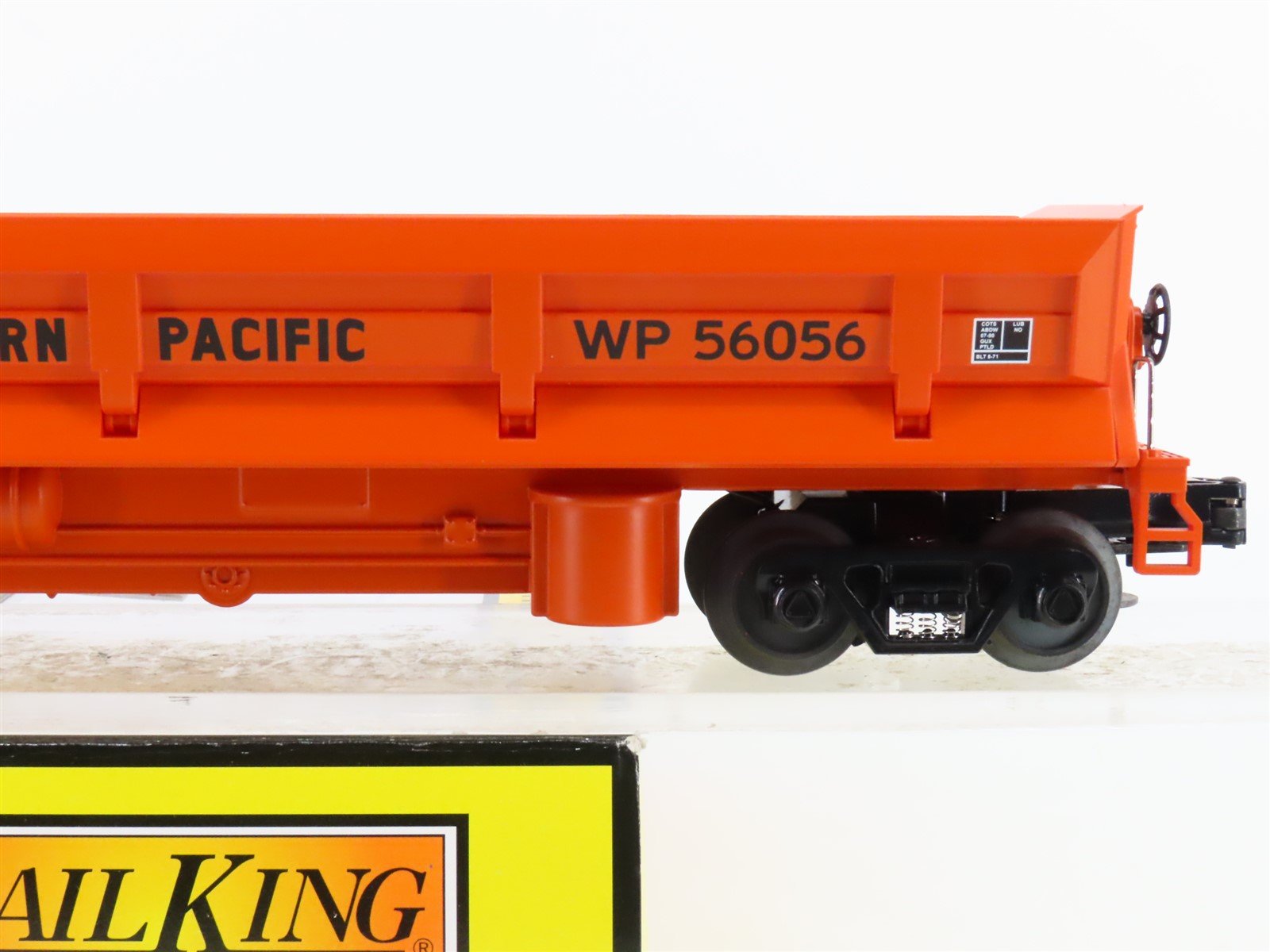 O Gauge 3-Rail MTH Rail King 30-7952 WP Western Pacific Operating Dump Car 56056