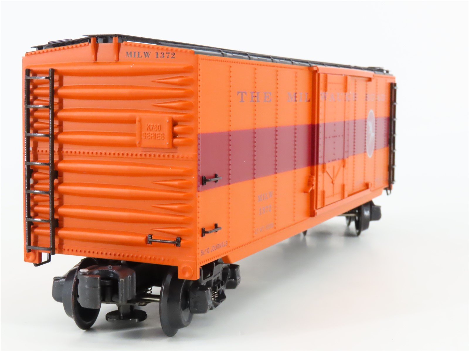 O Gauge 3-Rail K-Line K761-1372 MILW Milwaukee Road Hiawatha Box Car #1372