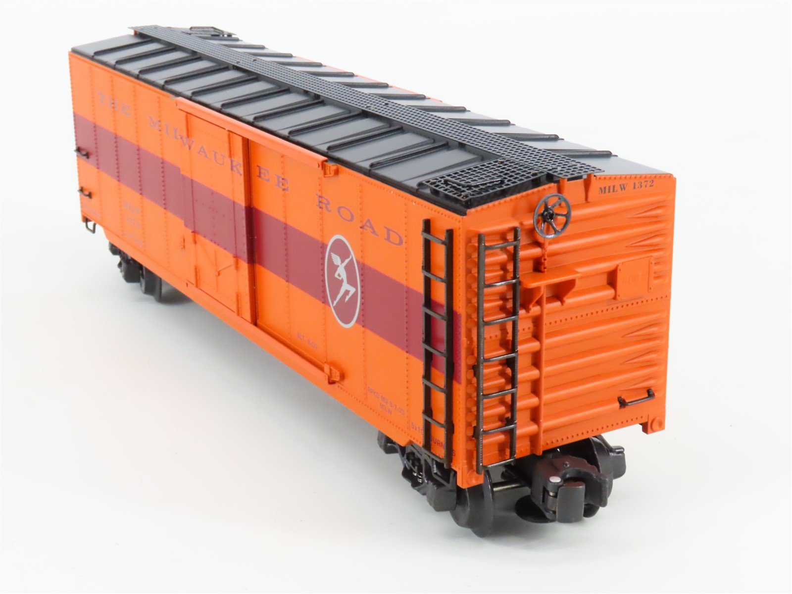 O Gauge 3-Rail K-Line K761-1372 MILW Milwaukee Road Hiawatha Box Car #1372